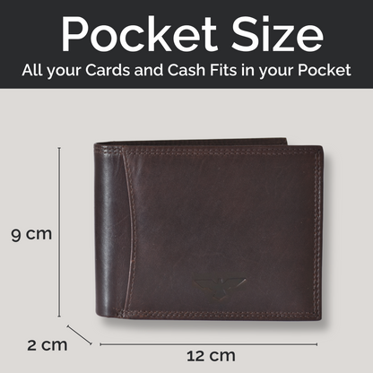 Cartera de Hombre de Cuero con Bloqueo RFID – Seguridad y Estilo –