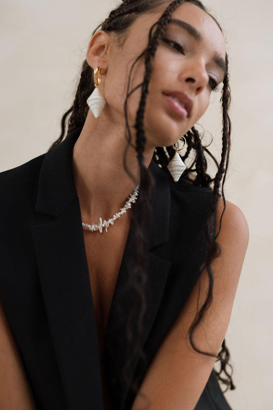 Choker Eva en perles