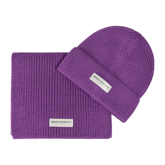 RB5004Y  | Set Sciarpa e Berretto in Maglia CERVINO Misto Lana Made in