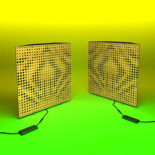 2-Pack RGB Bass Traps "UNIVERSE" + LED Stand for Gamers